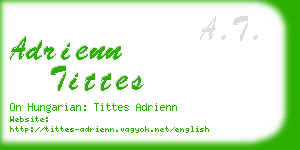 adrienn tittes business card